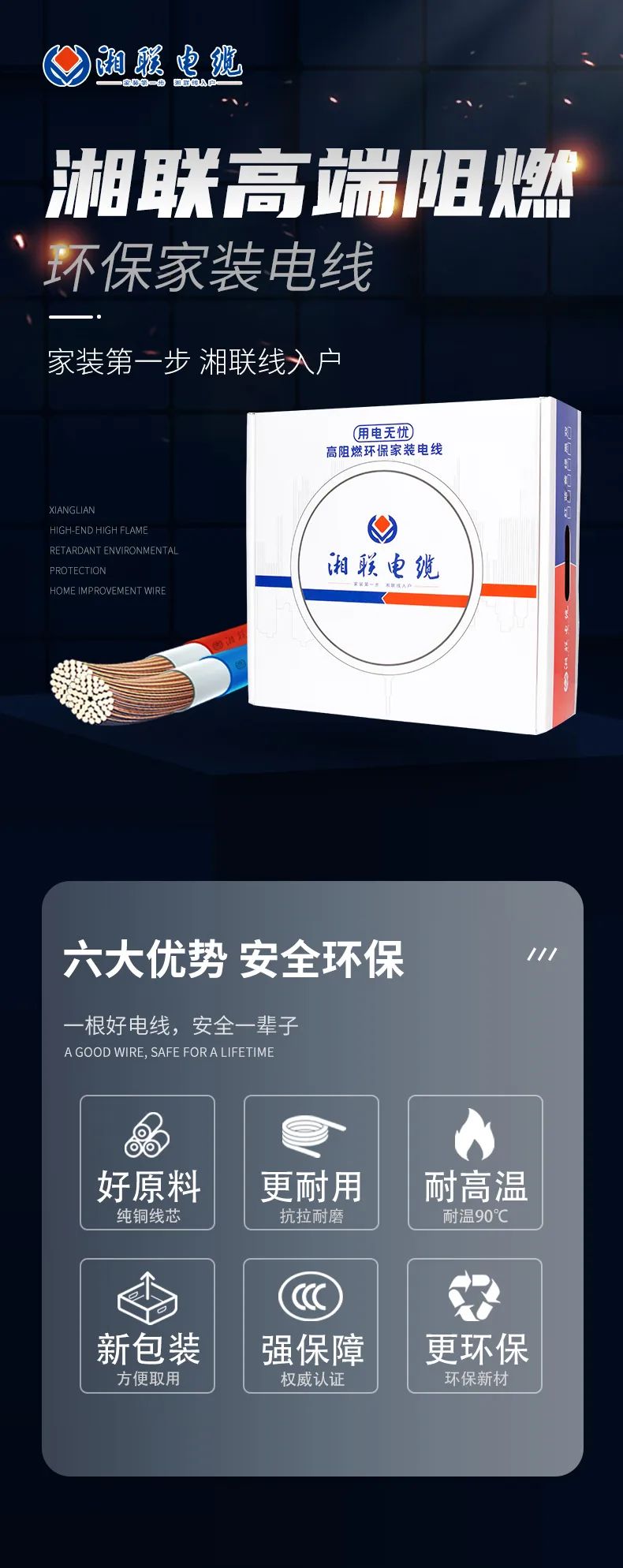 高端新品，雙層防護 品質升級，安全加倍 #安全用電你我湘聯