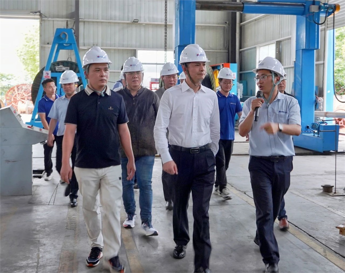 瀏陽市委副書記、市長王雄文蒞臨湘聯電纜調研指導！